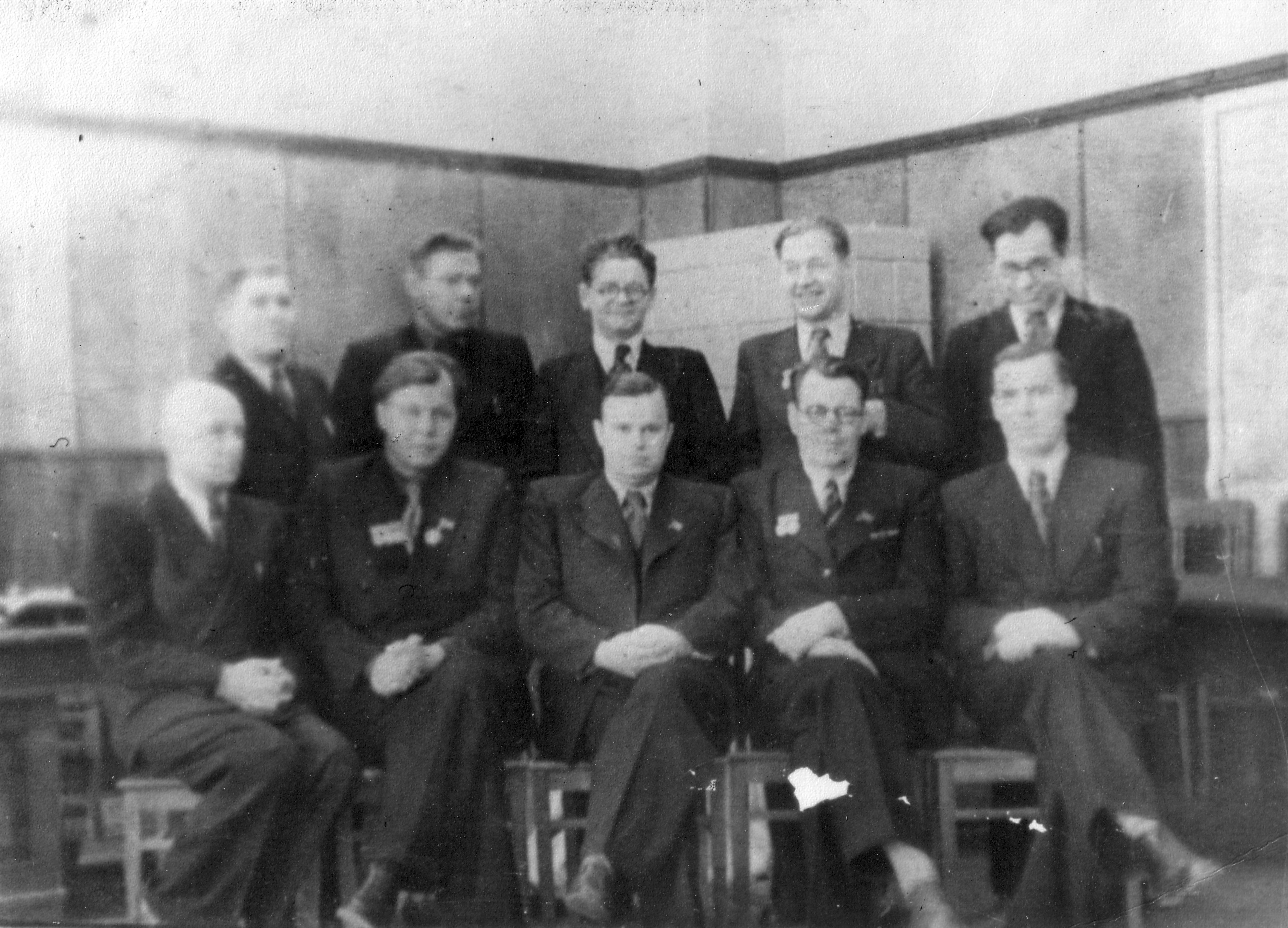 А. Твардовский и М. Исаковский в Смоленске