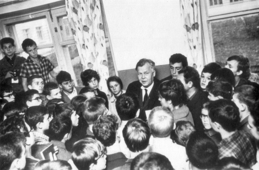 А. Твардовский в Новосибирске, 1965 г.