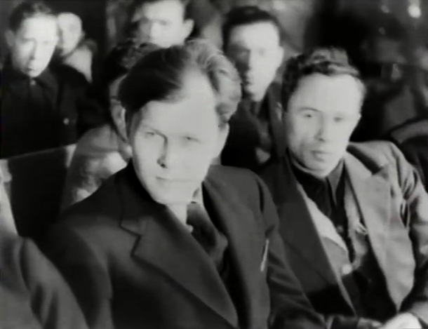 А. Твардовский на суде над немецкими оккупантами. Смоленск, 1945 г.